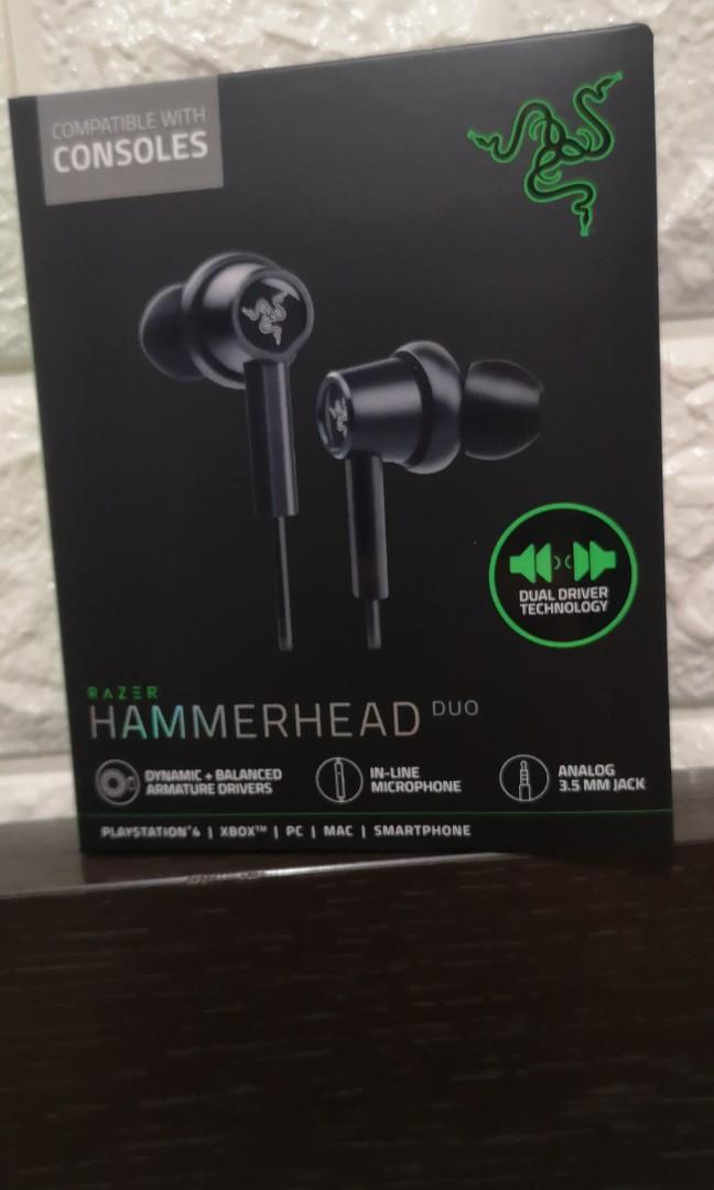 Razer Hammerhead Duo 電子產品 錄音器材 Carousell Razer Hammerhead Duo 電子產品 錄音器材 Carousell