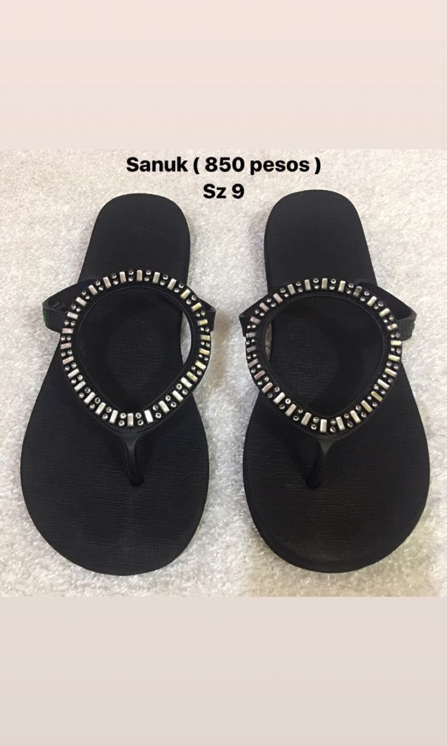 Sanuk Ibiza Monaco Flip - Women's Shoes in Black