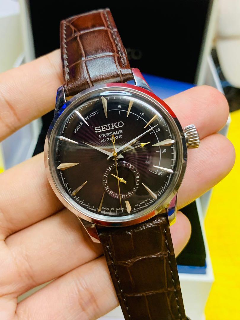 SEIKO Presage Cocktail Black Cat Martini  Automatic Watch •REF.  SSA393J1, Men's Fashion, Watches & Accessories, Watches on Carousell