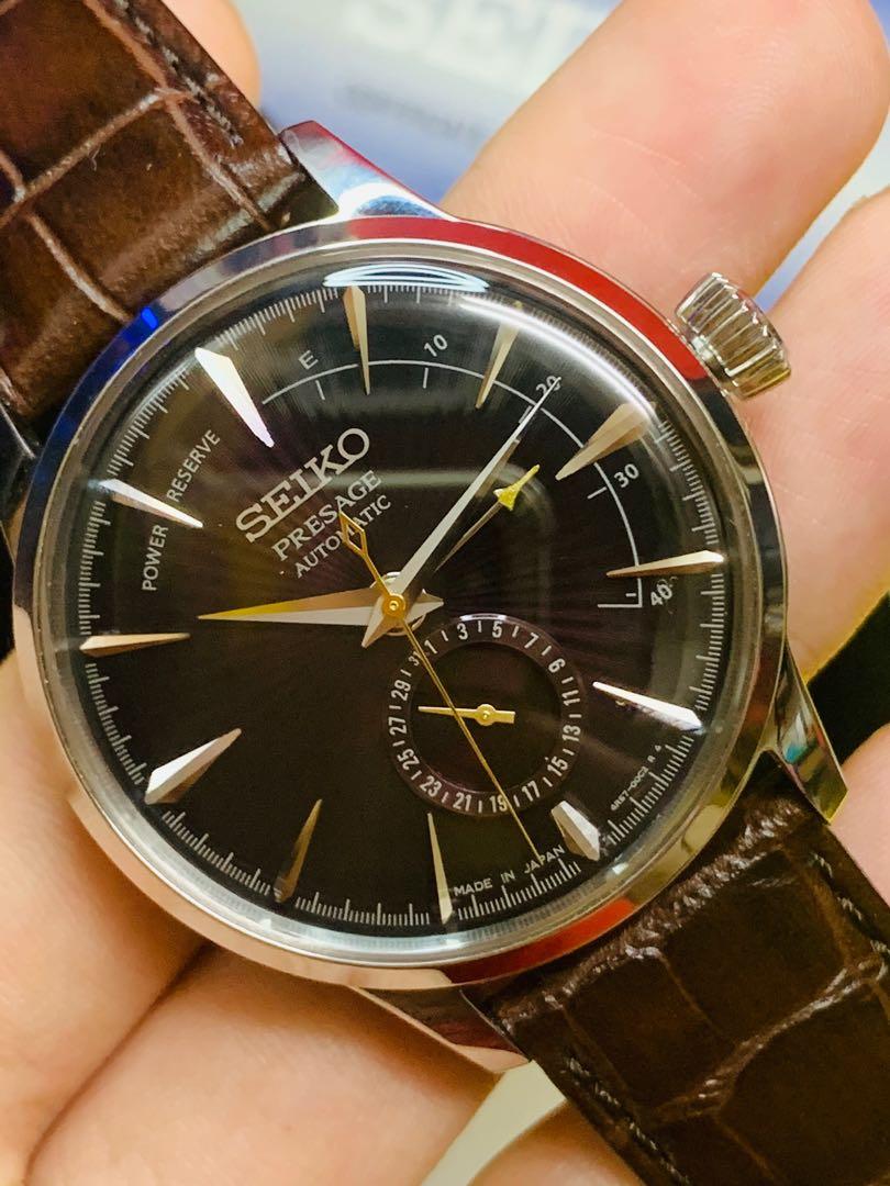 SEIKO Presage Cocktail Black Cat Martini  Automatic Watch •REF.  SSA393J1, Men's Fashion, Watches & Accessories, Watches on Carousell