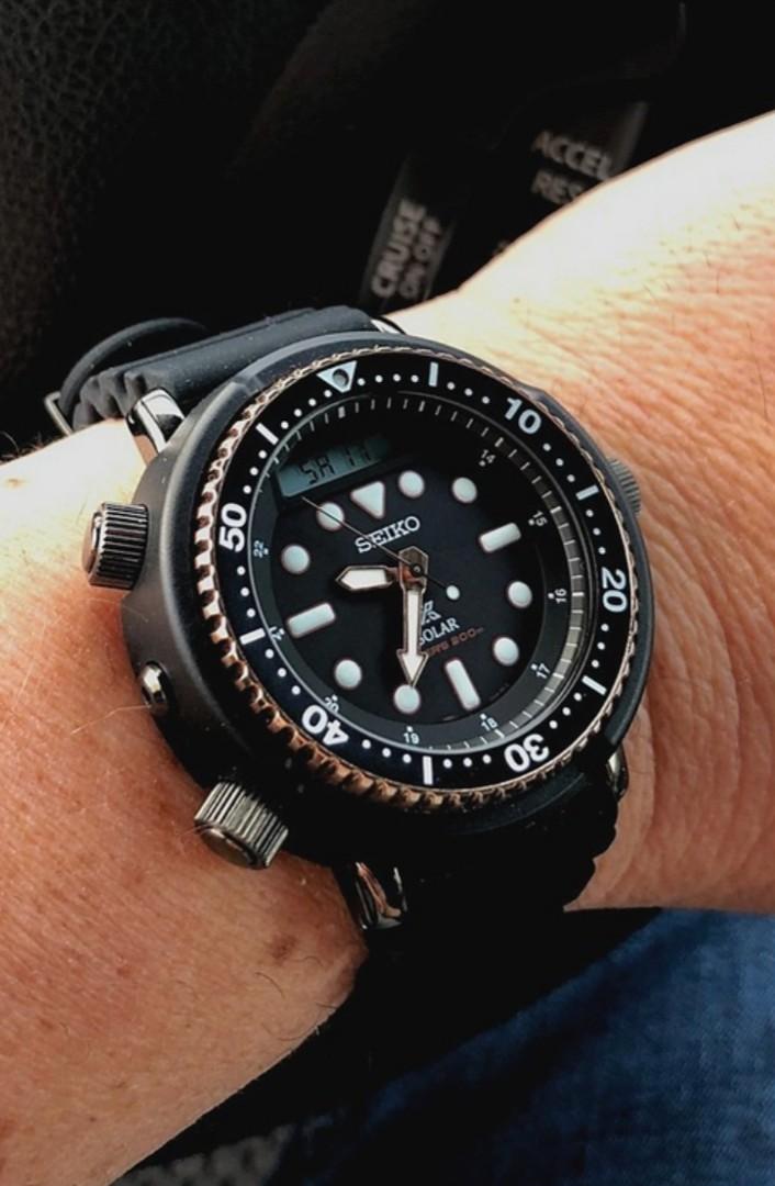 BNIB Seiko Prospex Solar Diver - SNJ028 Arnie, Men's Fashion, Watches &  Accessories, Watches on Carousell
