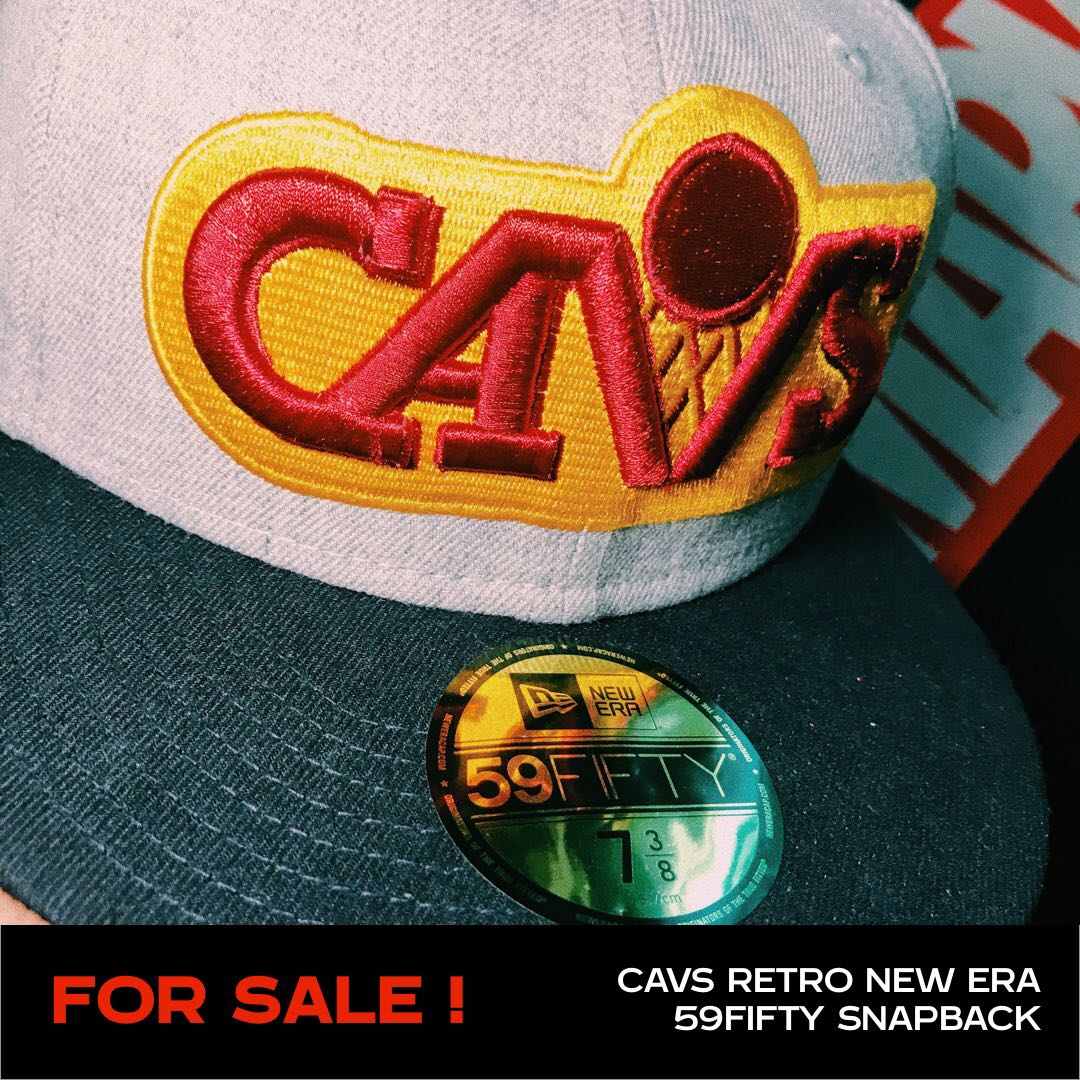 TOPI SNAPBACK NEW ERA 59FIFTY NBA CAVS 
