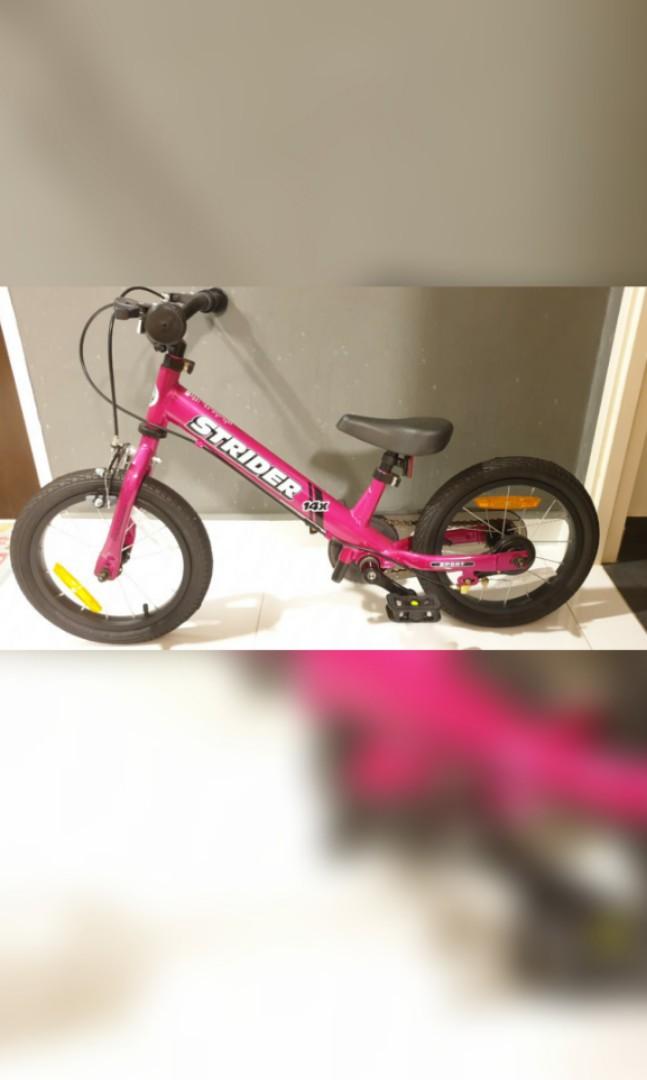 Strider 14x Funky Fuchsia Sports Equipment Bicycles Parts Bicycles on Carousell