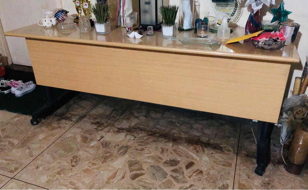 STUDY SEMINAR TABLE FOLDABLE (Category: Tables & Sets) located in Paranaque City. Submitted by forseti888 (Listing ID 1077498293, Image 1). Description: STUDY / SEMINAR TABLE Foldable width 71 inches depth 23 inches Php 2,800.