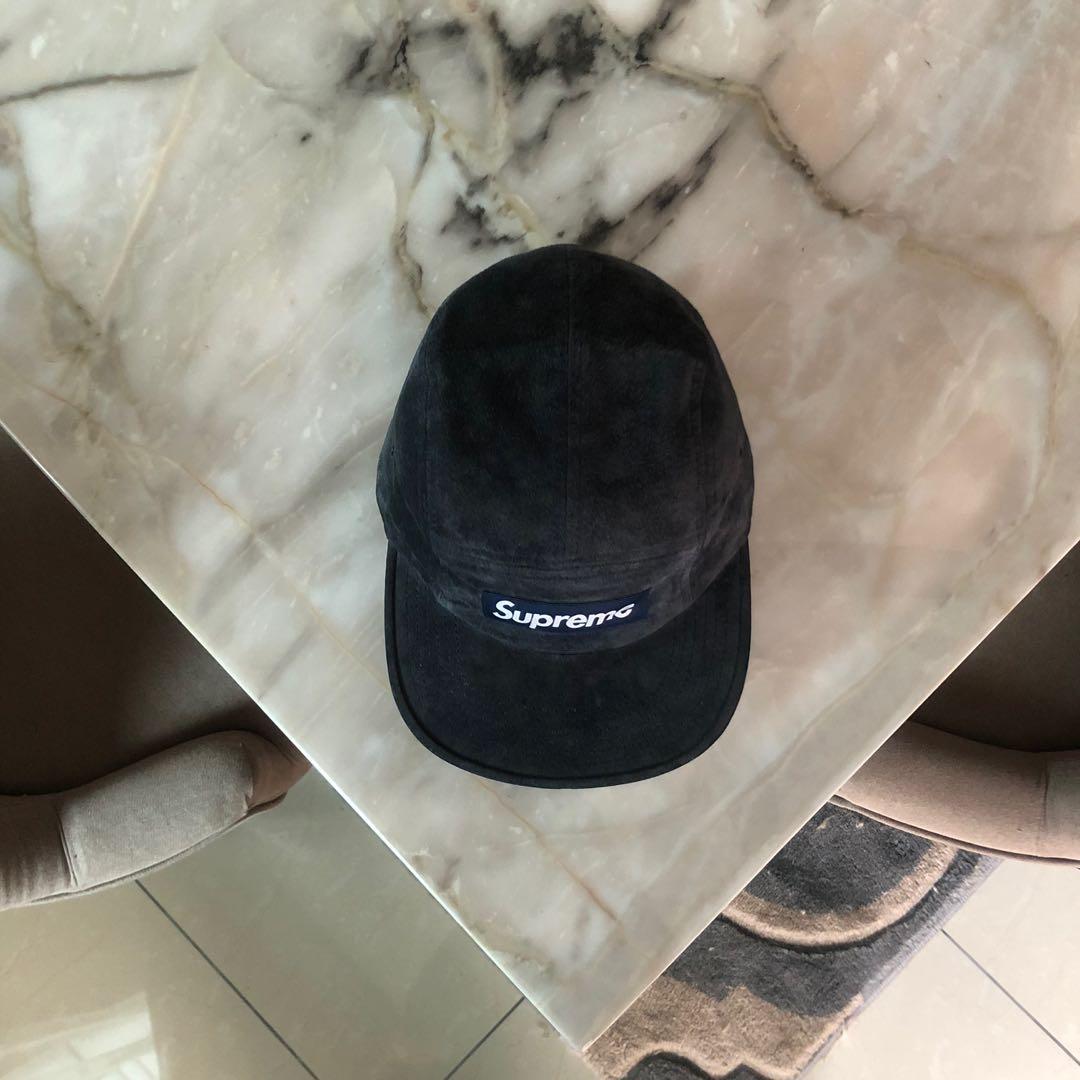 Supreme suede camp cap online