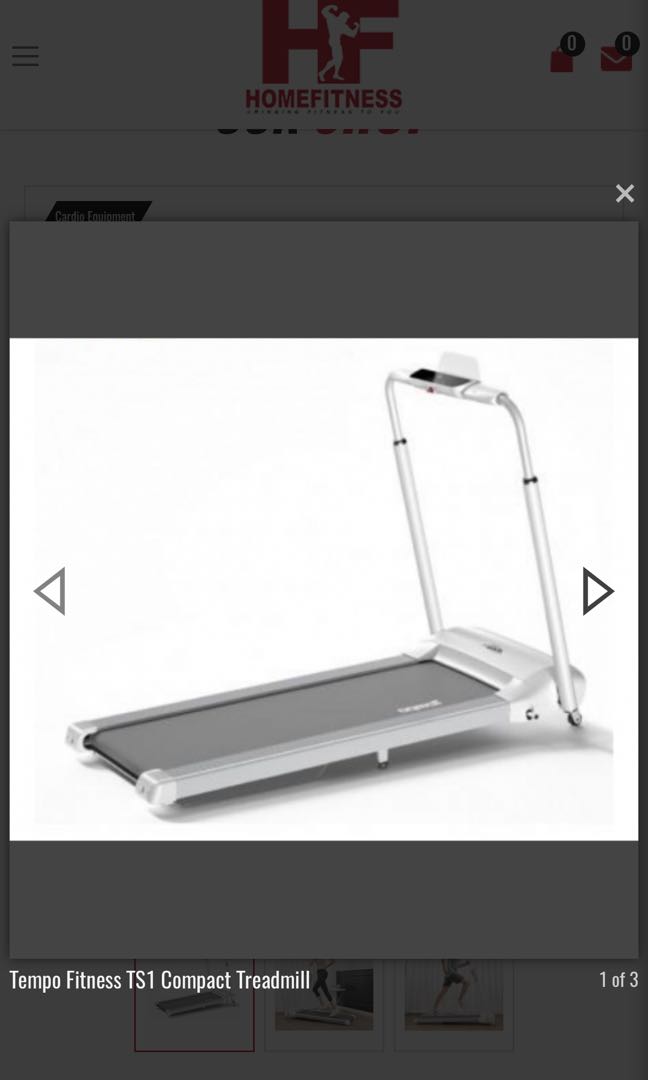 Tempo fitness ts1 treadmill discount