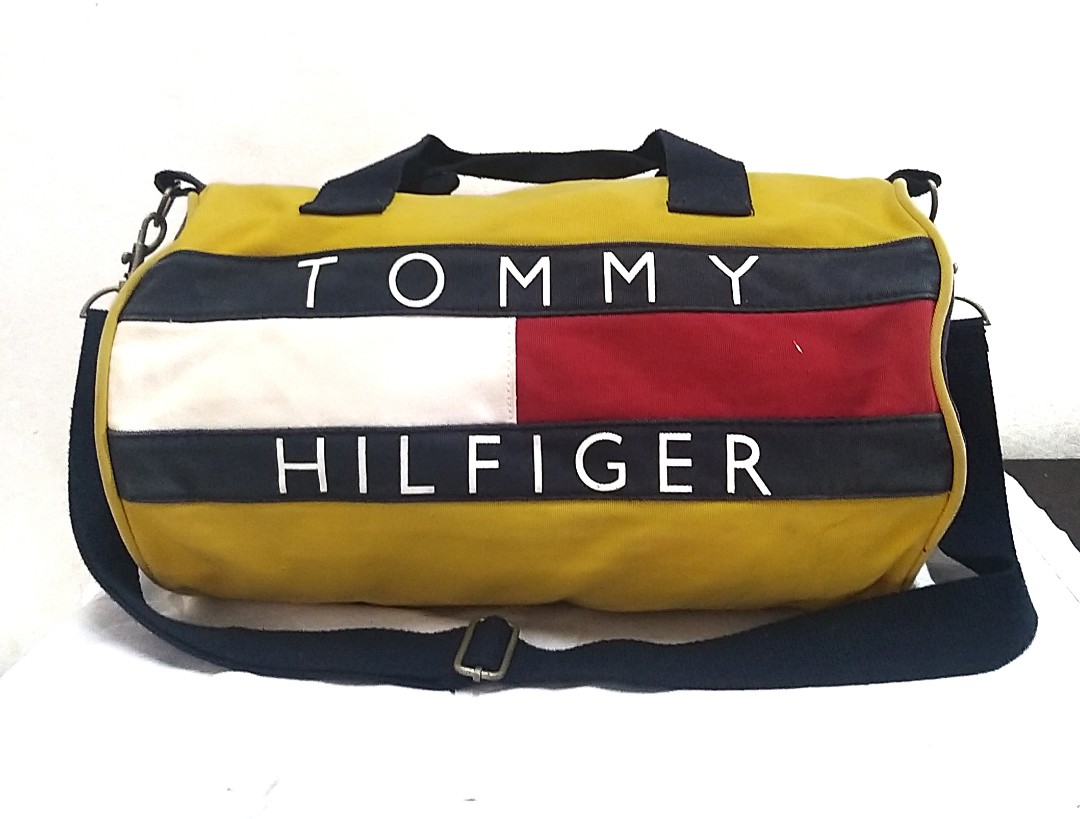 Tommy hilfiger duffle 2025 bag yellow