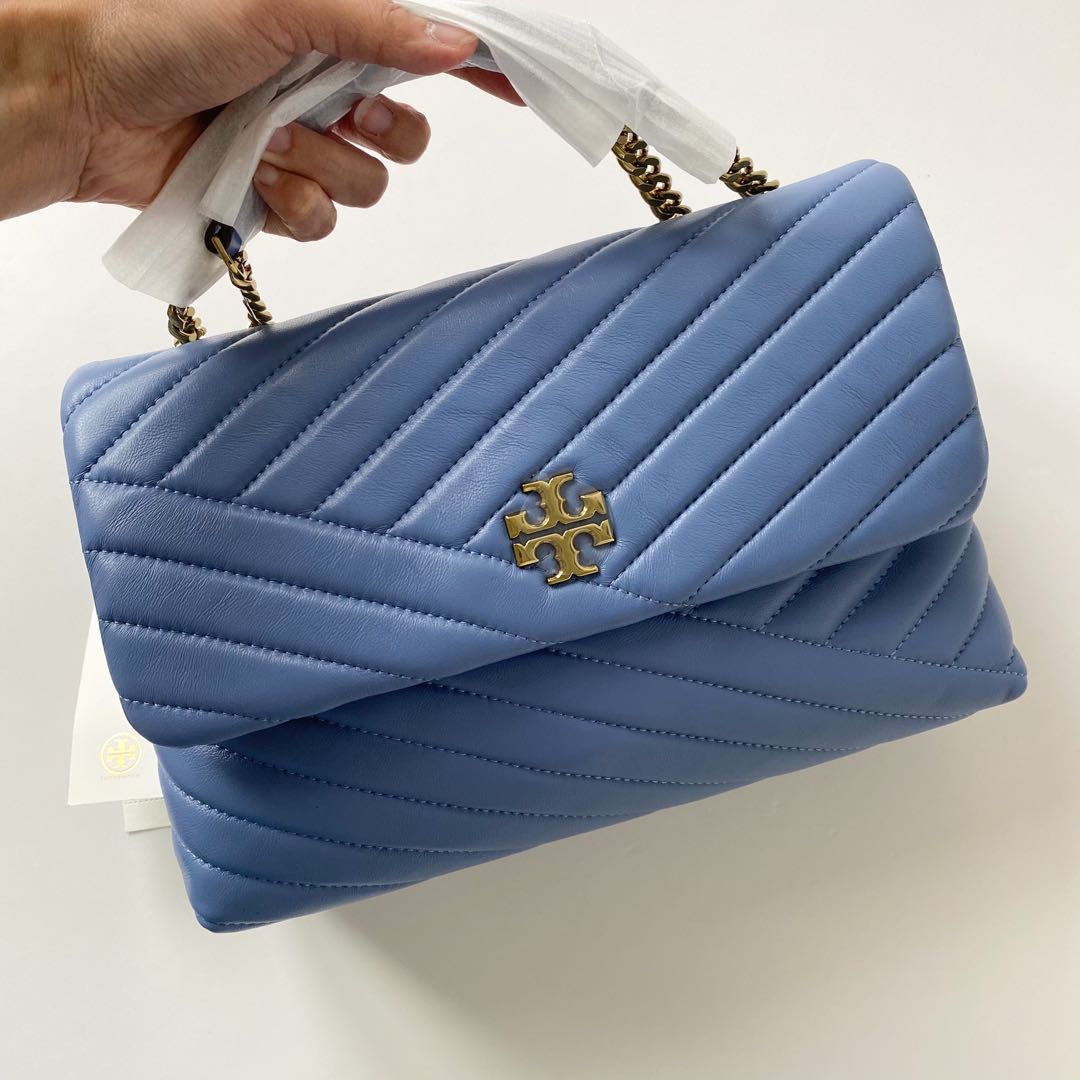 Tory burch sale kira chevron bluewood