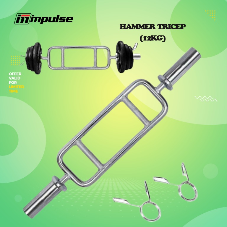TRICEP HAMMER BAR, Sports Equipment, Exercise & Fitness, Cardio