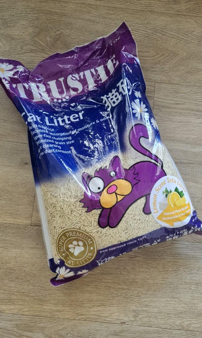 Trustie Cat Tofu Litter Lemon, Pet Supplies, Homes & Other Pet