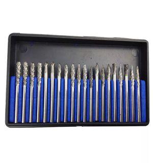 tungstenw carbide Rotary burrs set for dremel accessories 3mm point Burr milling cutter drill