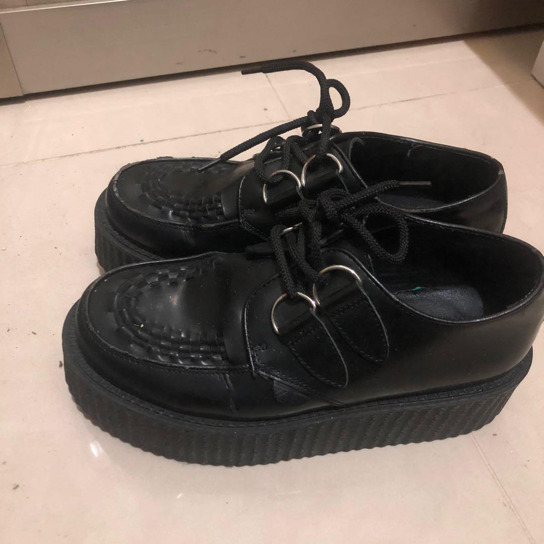 英國underground厚底鞋 她的時尚 鞋子在旋轉拍賣