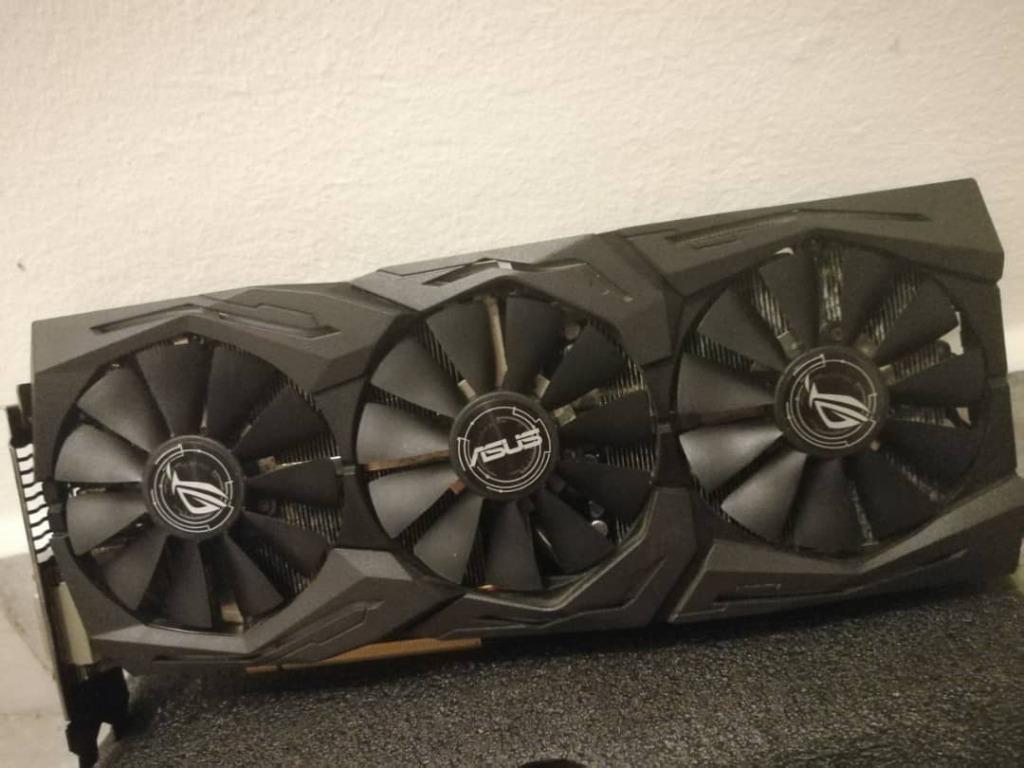 USED Asus ROG Strix NVIDIA GTX 1070 8gb GDDR5 VRAM Memory Radeon