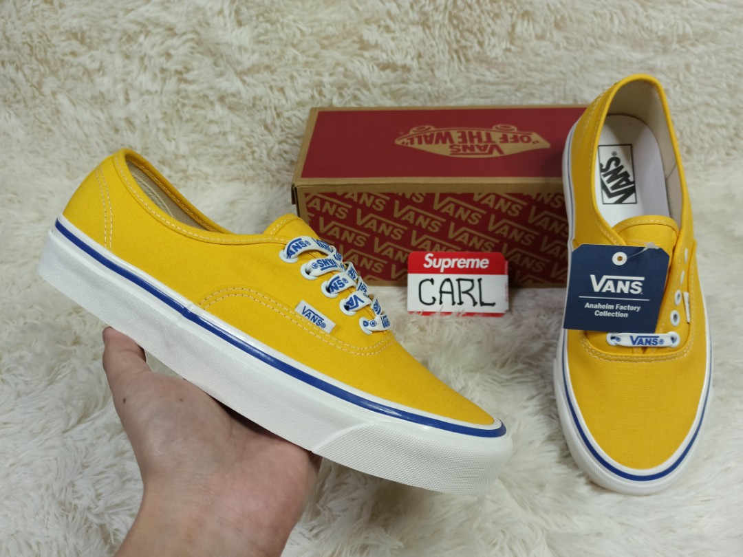 Vans Authentic 44 DX OG Yellow, Fashion, Footwear, Sneakers