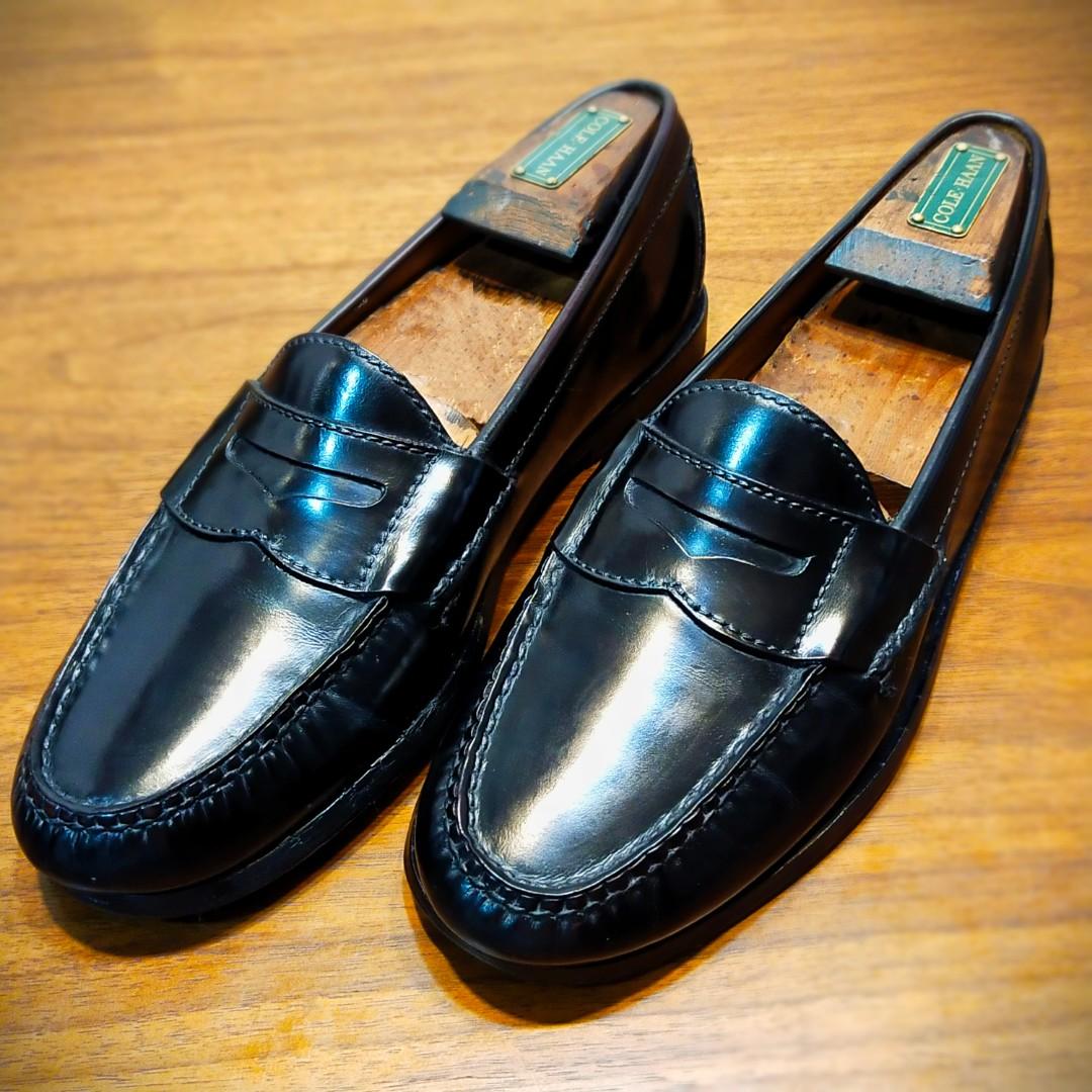 Vintage Cole Haan Penny Loafer Handsewn Genuine Leather Shoes For