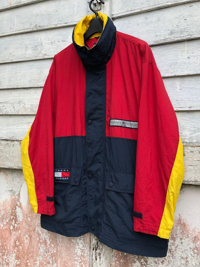 Oversized tommy hilfiger jacket deals