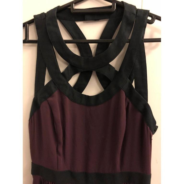 Warehouse Maroon Dress New with Tag Women s Fashion Dresses Sets Dresses on Carousell