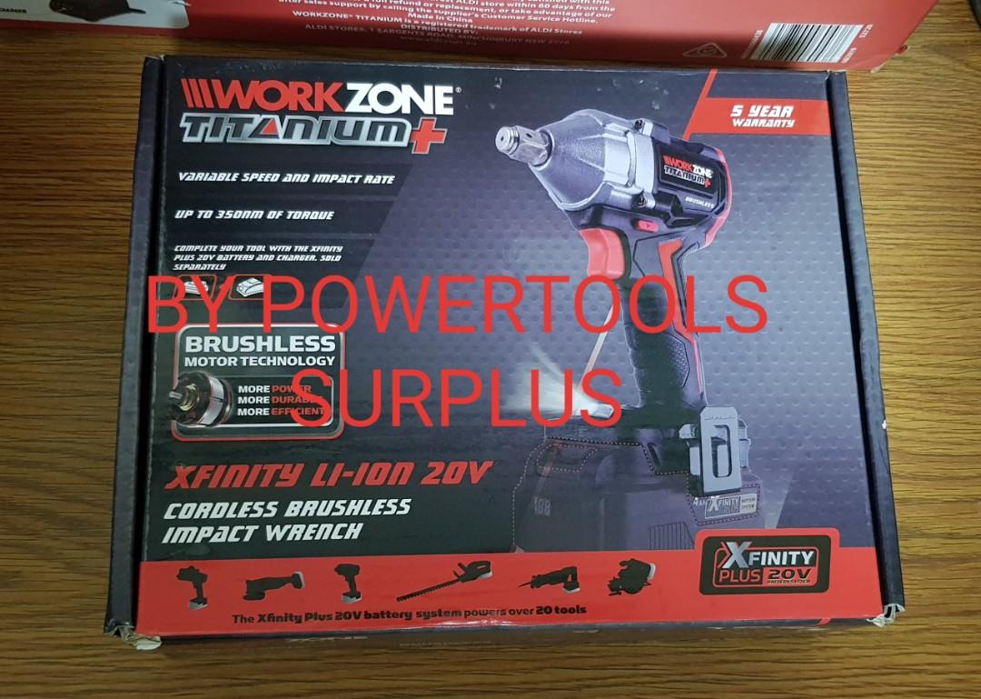 Workzone cordless brushless impact wrench, Commercial & Industrial
