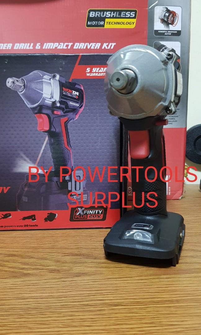 Workzone cordless brushless impact wrench, Commercial & Industrial