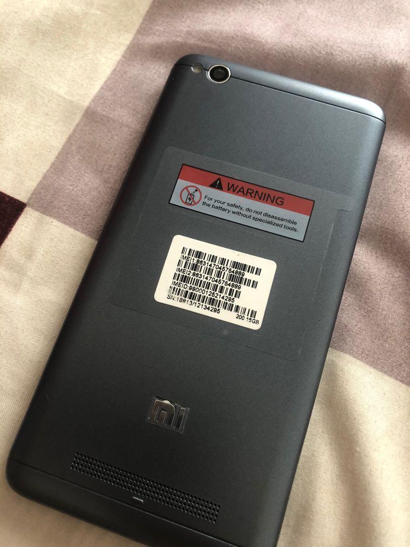 Xiaomi Redmi 4a Second Batangan Telepon Seluler Tablet Ponsel Android Xiaomi Di Carousell