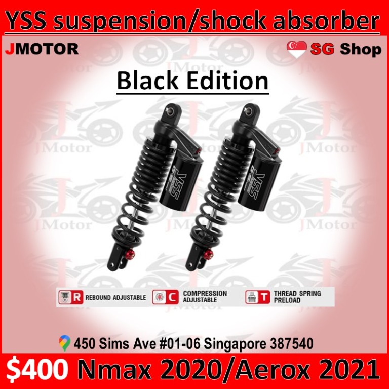 Yamaha Nmax 2020 Aerox 2021 Yss Suspension Motorcycles Motorcycle Accessories On Carousell