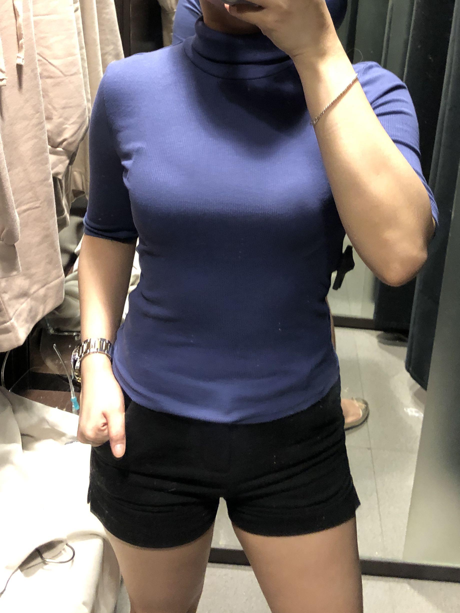 Zara Turtle Neck (bershka, forever21,Stradivarius) (Category: Blouses) located in Quezon City. Submitted by divineschoice (Listing ID 1077411593, Image 2). Description: Bnew with tag Small on tag Super pretty pati ng color 😍.