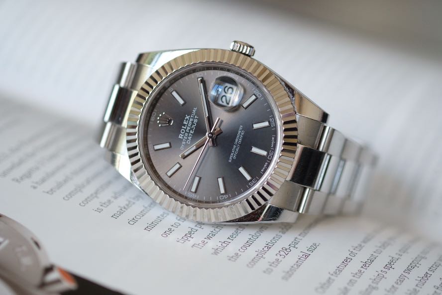2018 Rolex Datejust II Rhodium 41mm 