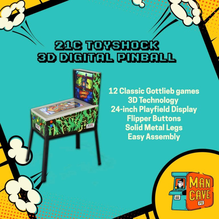 21C ToyShock 3D Digital Pinball Arcade Game, Hobbies & Toys, Toys