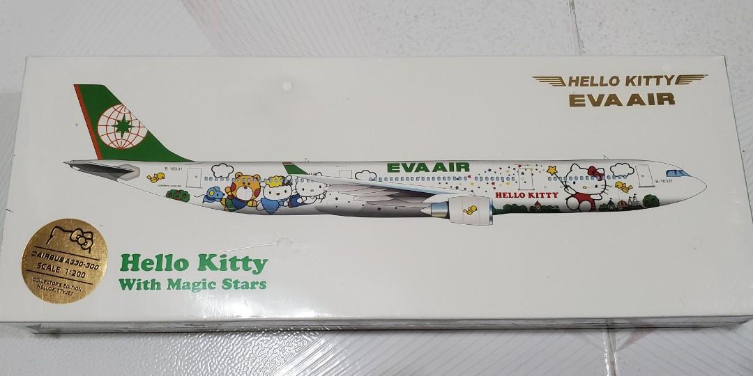 EVA AIR Hello Kitty A330-200飛行模型(1:200) Sanrio Hello Kitty Jet EVA AIR AIRBUS A330-200 Model 1/200