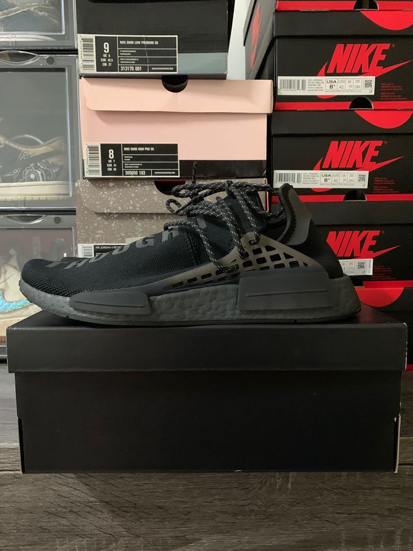 human race nmd triple black