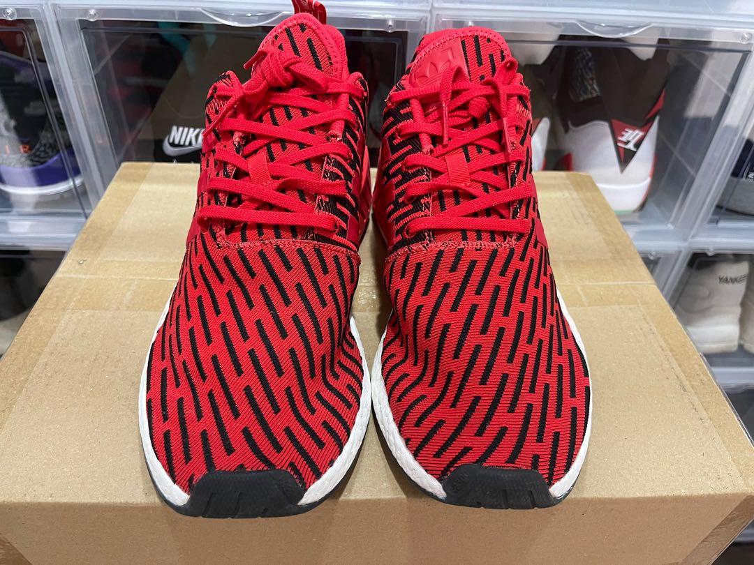 Adidas NMD R2 Red White Black UK13