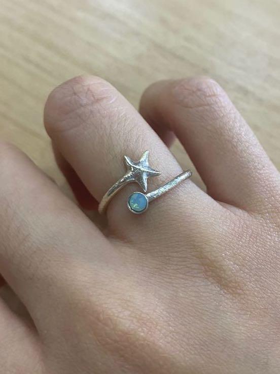 Alex and top ani starfish ring