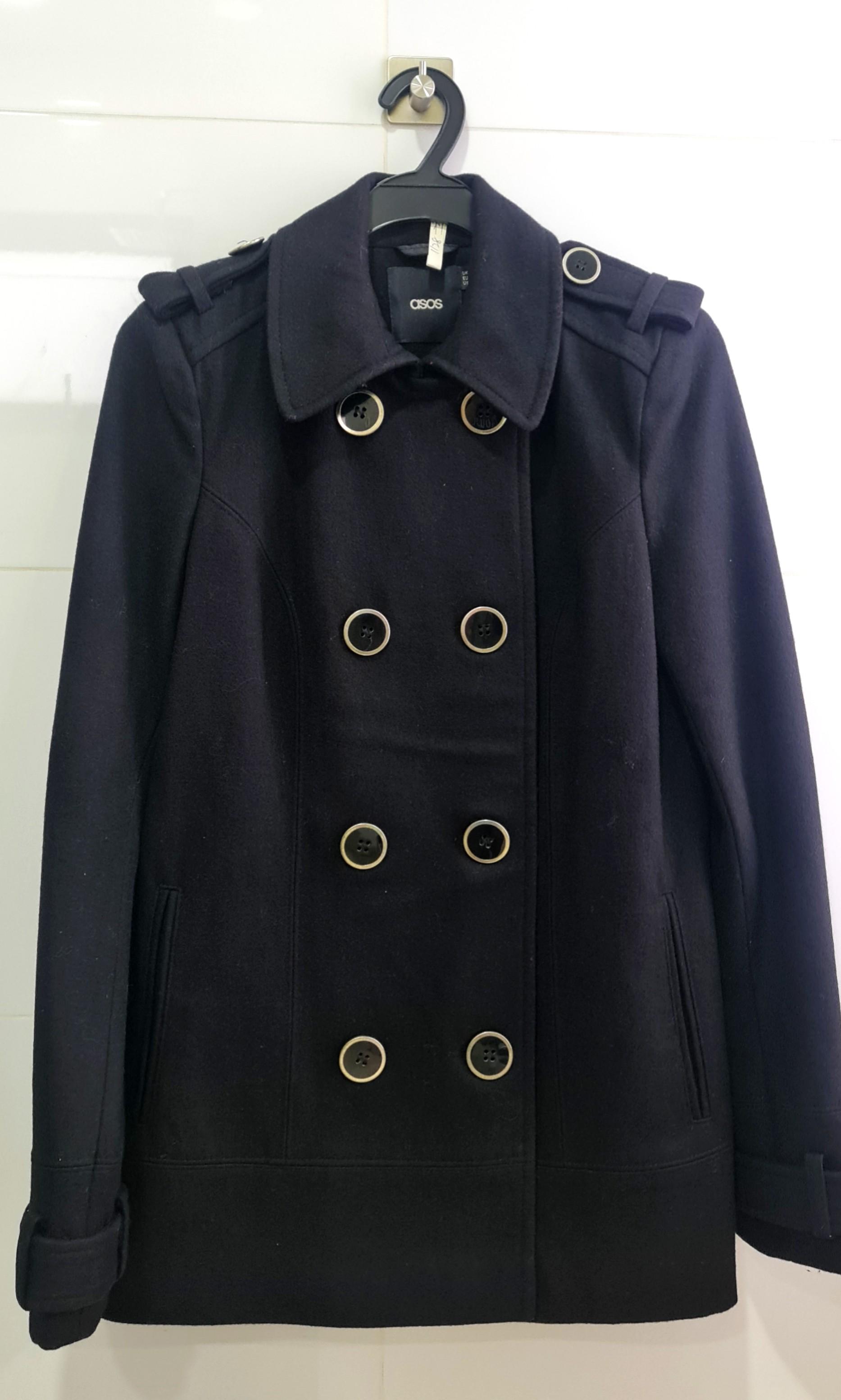 asos pea coat