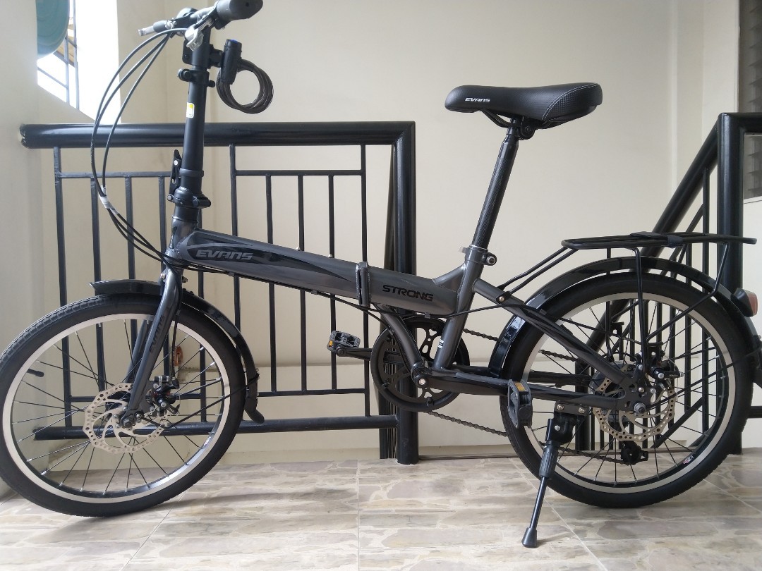 evans strong folding bike