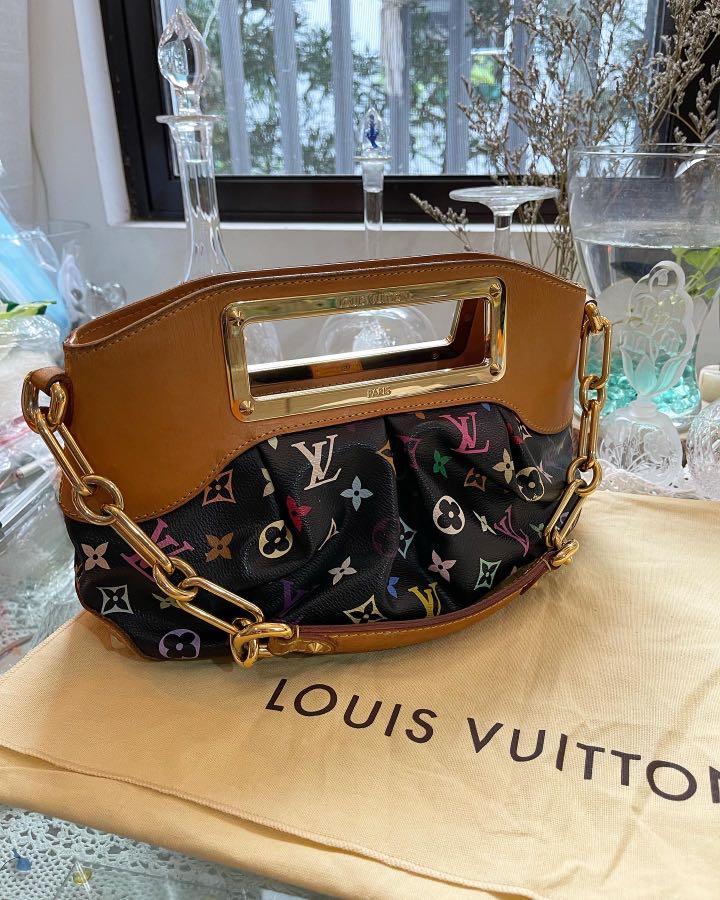 Louis Vuitton Judy MM Monogram Multicolor Canvas 2way Handbag unae