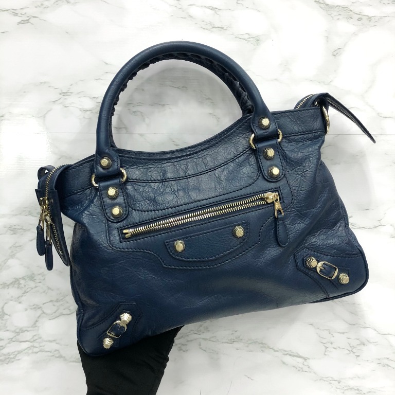 BALENCIAGA 519872 BLUE CITY BAG 217004365 Women s