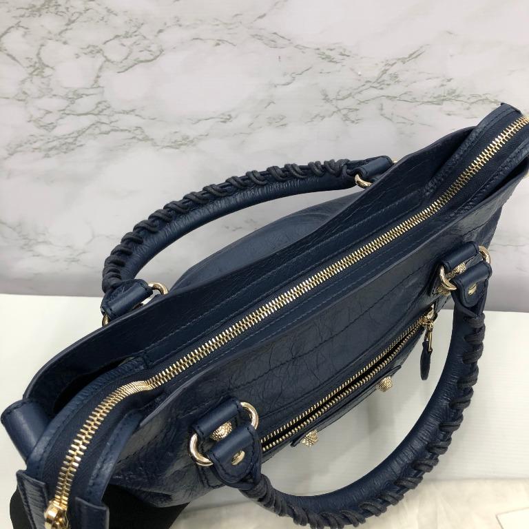 BALENCIAGA 519872 BLUE CITY BAG 217004365