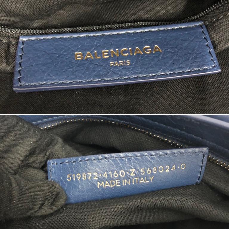 BALENCIAGA 519872 BLUE CITY BAG 217004365