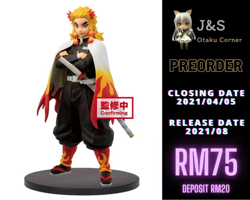 Banpresto Demon Slayer Kimetsu No Yaiba Kyojuro Rengoku Vol 10 Rerelease Toys Games Action Figures Collectibles On Carousell