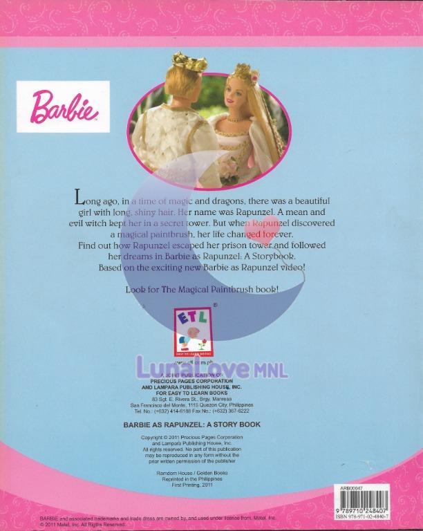 Barbie as Rapunzel A Storybook English Children s Book
