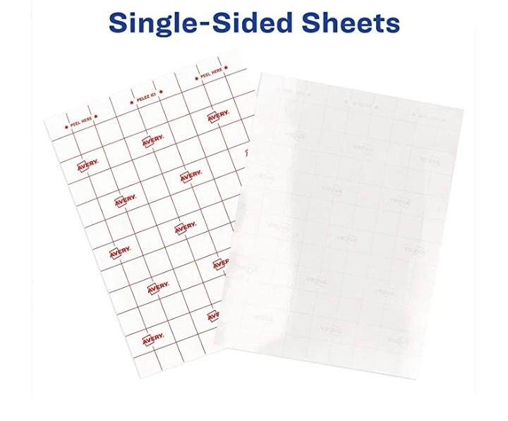 BN Avery SelfAdhesive Laminating Sheets, 9 x 12 Inches (no laminator