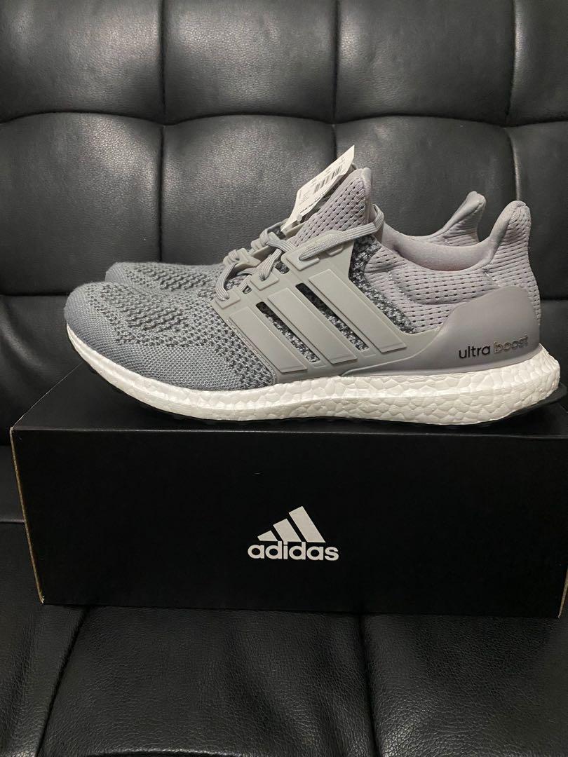 BNIB 100 authentic adidas ultraboost wool grey 1.0 Men s Fashion Footwear Sneakers on Carousell