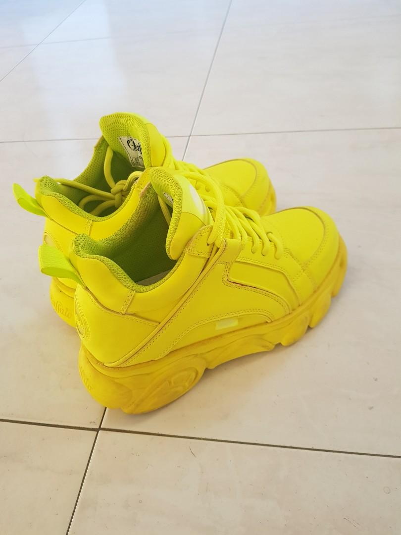 Neon footwear