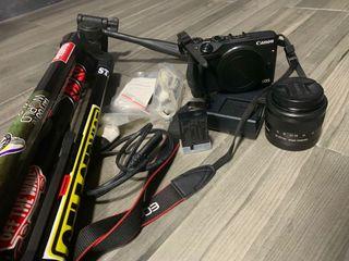 Canon EOS m3 with Tripod and Camera Bag