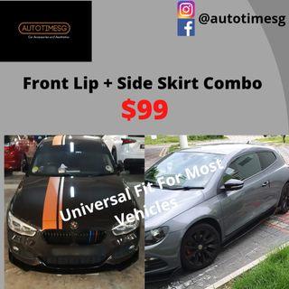 Car Universal Front Lip Side Skirt