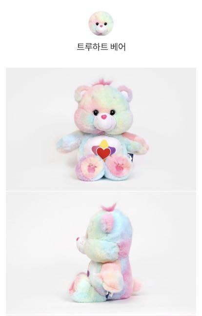 🐻Care Bears 幻彩色True Heart毛公仔  , 興趣及遊戲, 玩具& 遊戲類
