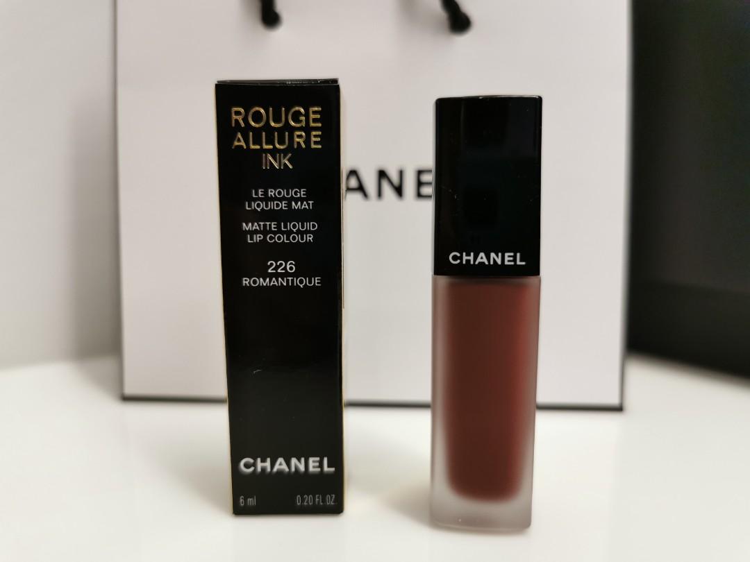 Chanel Rouge Allure Ink Matte Liquid Lip Colour 226 ROMANTIQUE 6ml New,  Beauty & Personal Care, Face, Makeup on Carousell