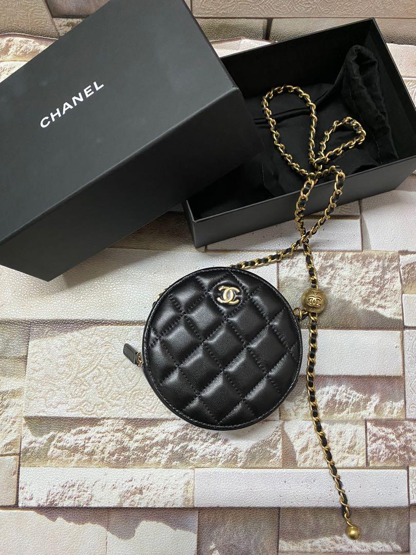 Chanel Round Circle Bag 圓形袋圓餅斜咩袋金球 名牌 手袋及銀包 Carousell