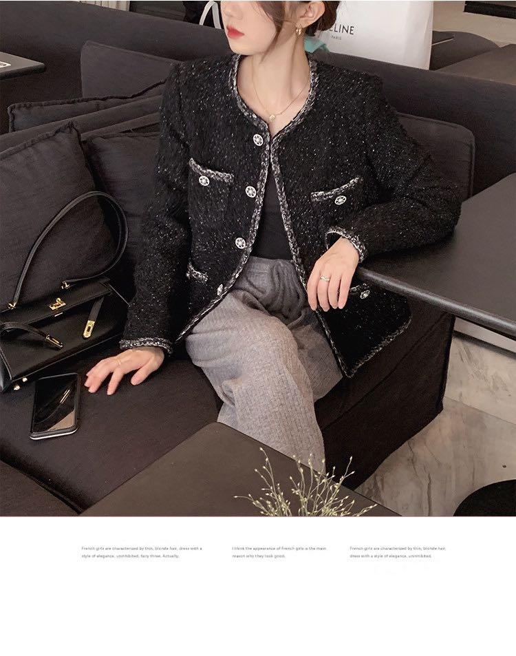 Womens chanel style clearance jacket
