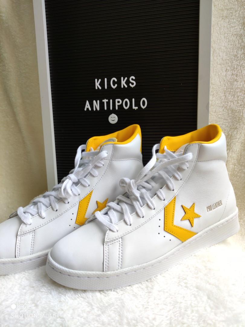 converse pro leather amarillo